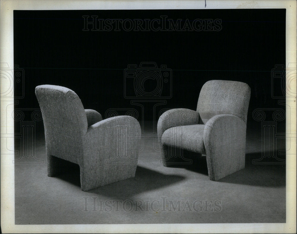 1982 Press Photo Collection Moderne Normandle Chair - Historic Images