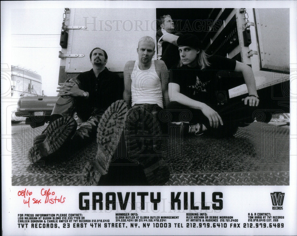 1996 Press Photo Gravity Kills (Entertainer) - Historic Images