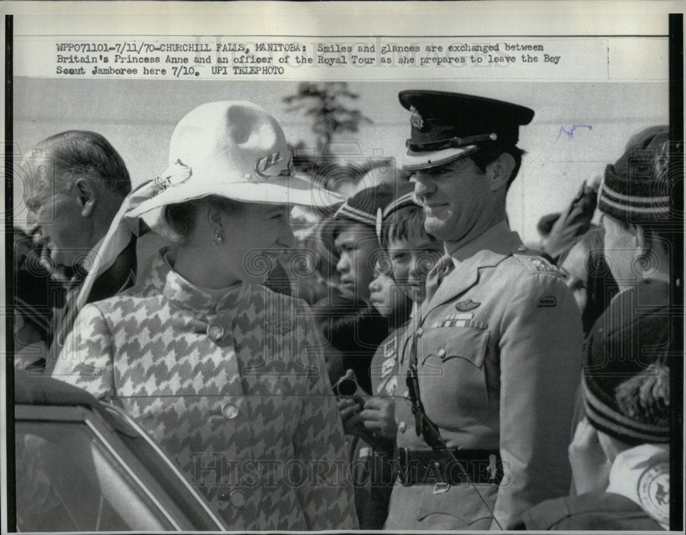 1970 Press Photo Princess Anne Canada - Historic Images