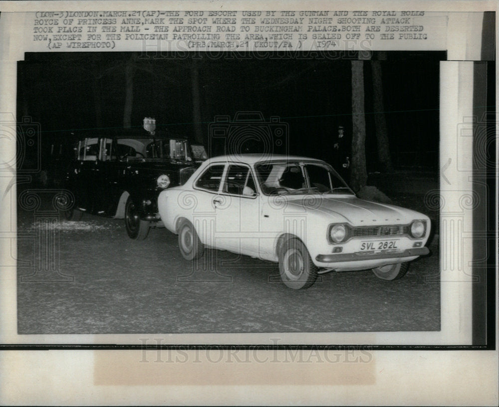 1974 Press Photo Ford Escort Princess Anne - Historic Images