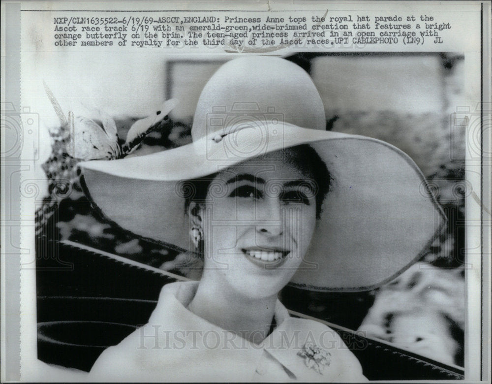 1969 Press Photo Princess Anne British Royal Family - Historic Images