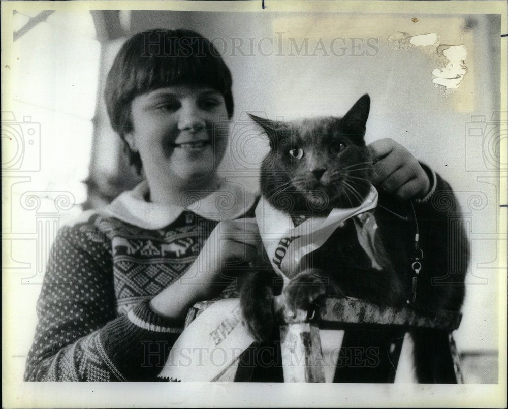 1984 Press Photo National Cat Contest Anticruelty Socie - Historic Images