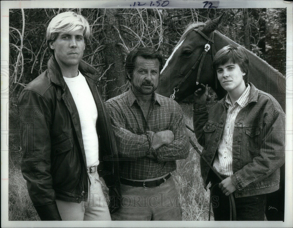 1988 Press Photo Robert Conrad Christian Actor CBS TV - Historic Images