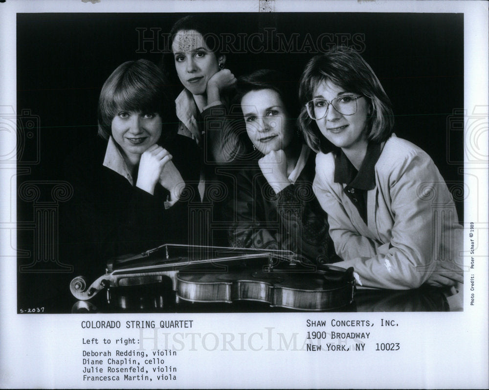1993 Press Photo Colorado String Quartet Shaw Concerts - Historic Images