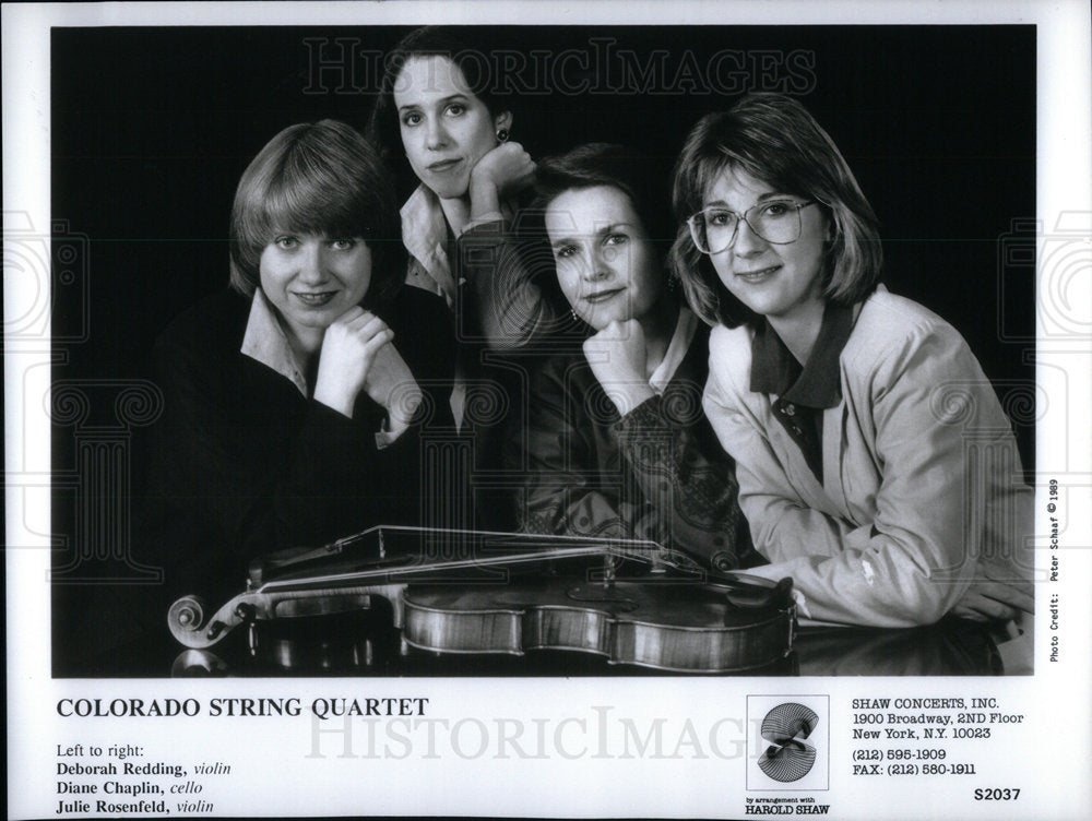 1962 Press Photo Colorado String Quartet Violin Diane - Historic Images