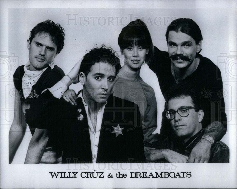 1983 Press Photo Willy Cruz and the Dreamboats Band - Historic Images