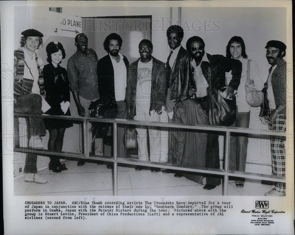 1974 Press Photo The Crusaders Japan Tour - Historic Images