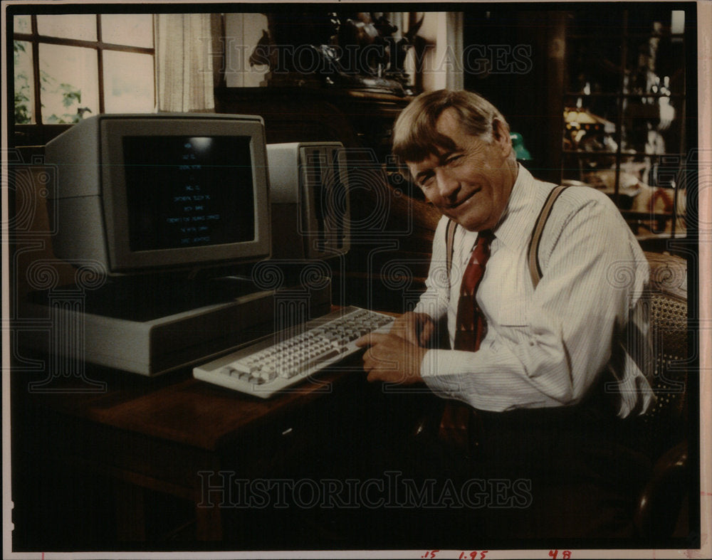 1983 Press Photo Sid Levington Conrad Character Actor - Historic Images