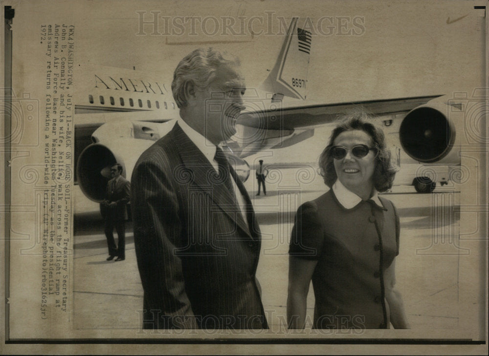 1972 Treasury Secretary John B. Connally - Historic Images