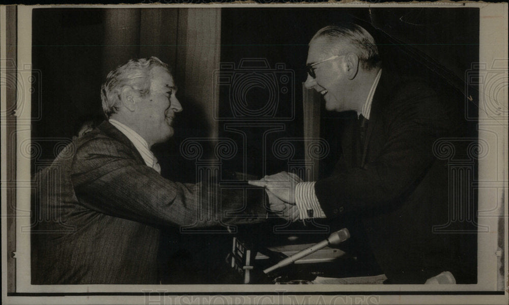 1971 Press Photo Wilbur D. Mills &amp; John B. Connally - Historic Images