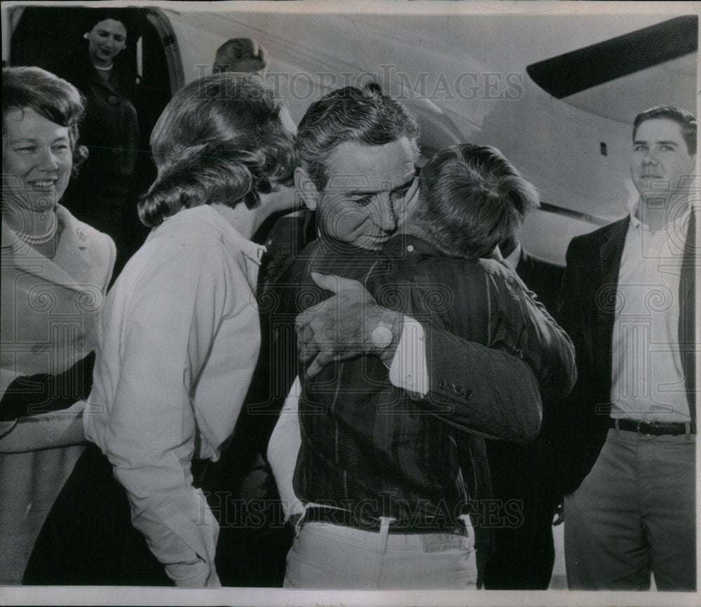 1963 Press Photo Connally John Daughter Son Sharon Mark - Historic Images