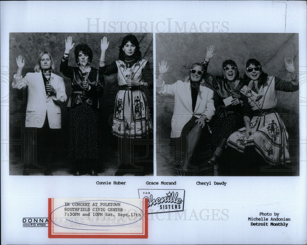 1988 Press Photo Chenille Sisters - Historic Images