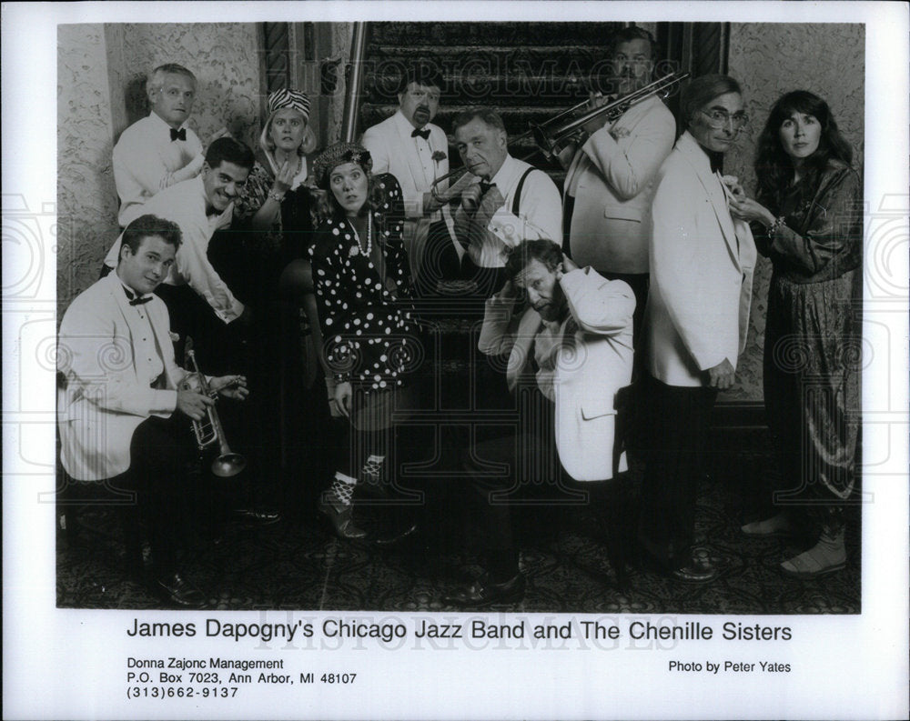 1993 Press Photo James Dapogny&#39;s Chicago Jazz Band and - Historic Images