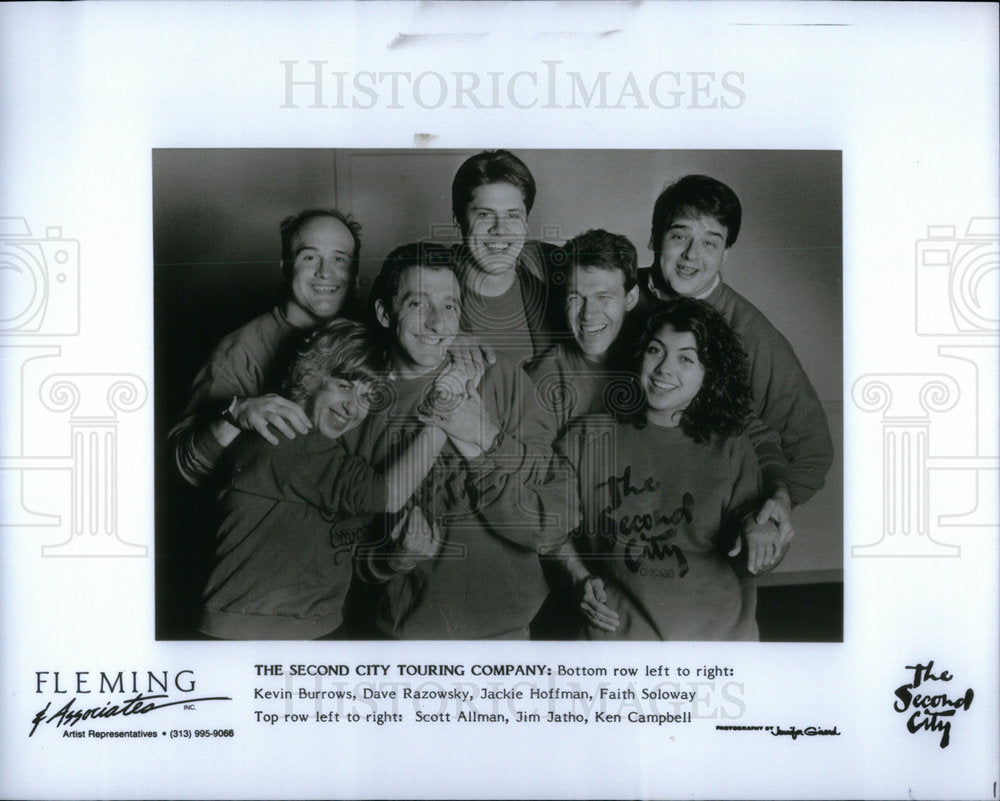 1990 Press Photo The Second City Touring Company - Historic Images