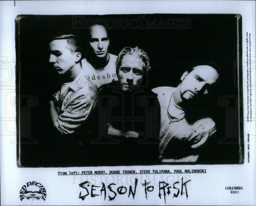 1993 Press Photo Season to Resk band - Historic Images