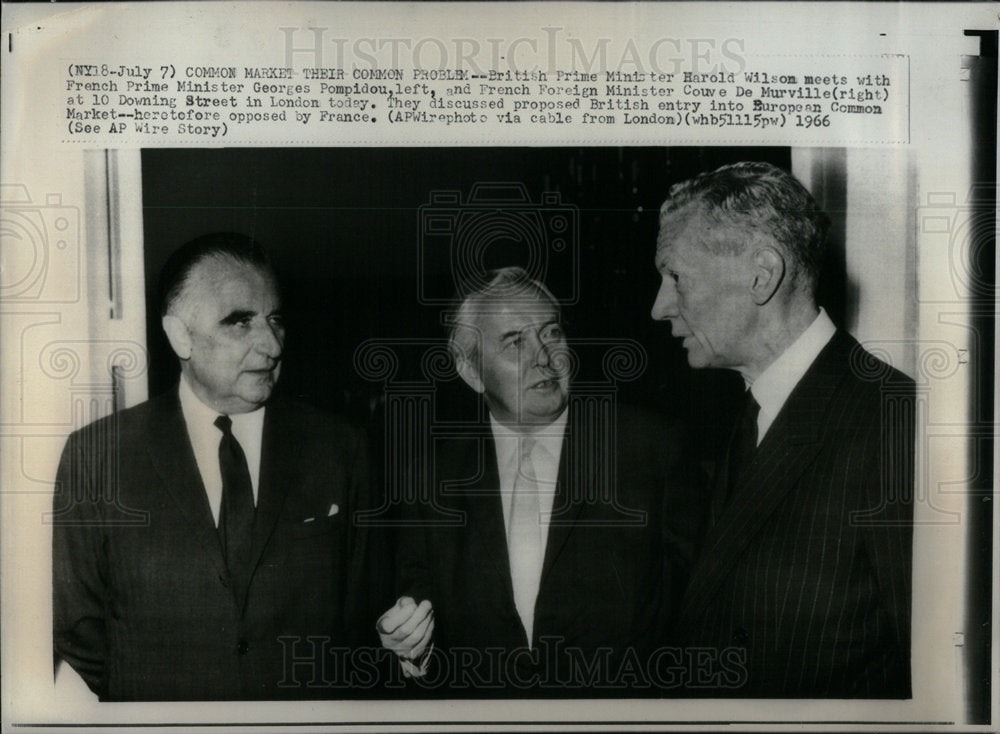 1964 Press Photo British Prime Minsiter Harold George - Historic Images