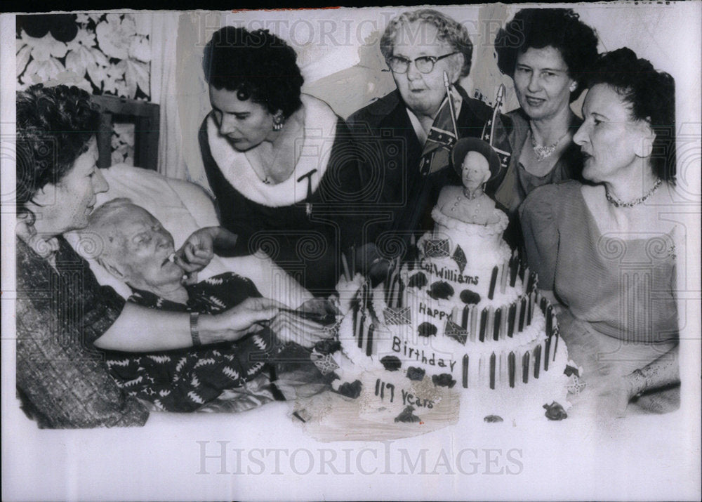1959 Press Photo Gen. Walter Williams 117th birthday - Historic Images