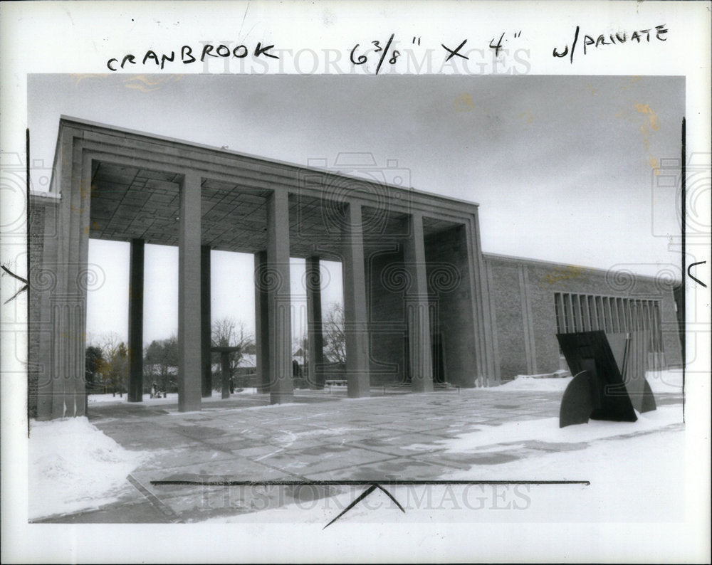 1987 Cranbrook Institute Bloomfield Hills - Historic Images