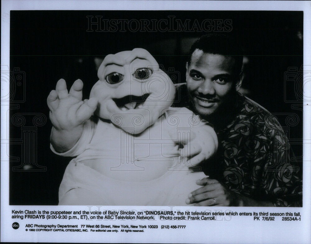 1993 Press Photo Puppeteer Kevin Clash - Historic Images