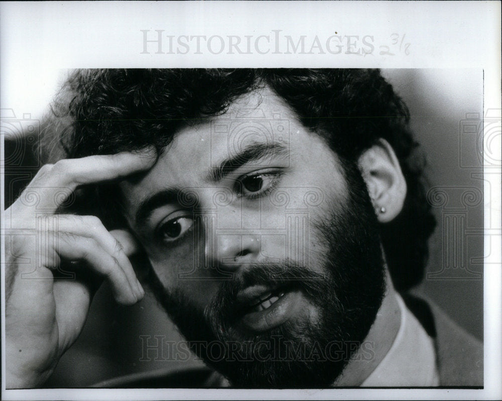 1983 Press Photo Frank Serafino Author - Historic Images