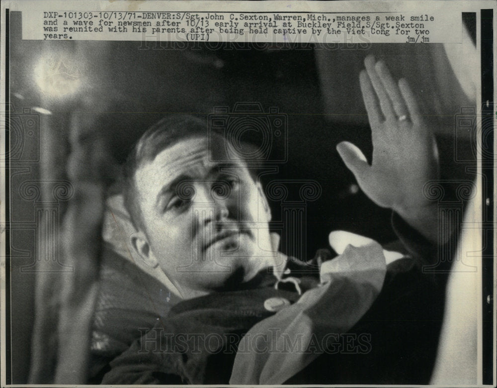 1971 Press Photo S/Sgt. John C. Sexton Army - Historic Images