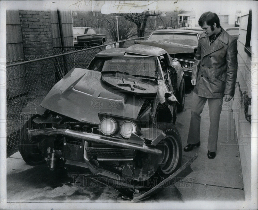 1971 Press Photo Prisoner War John Sexton Corvette - Historic Images