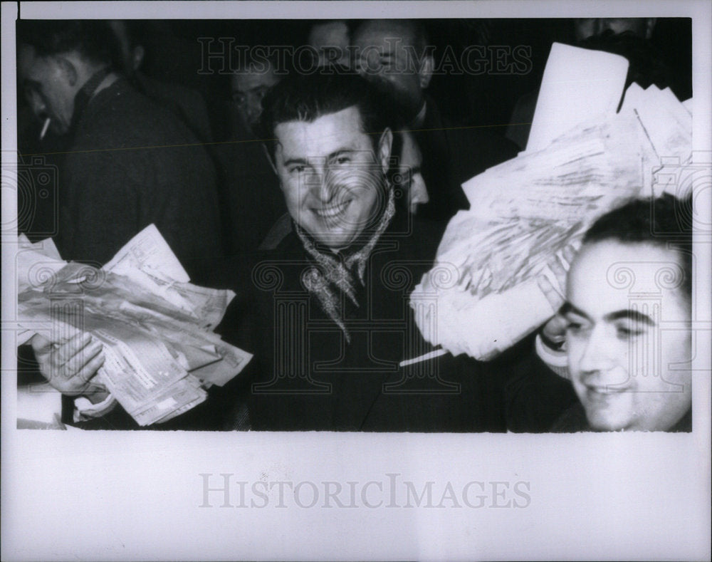 1956 Press Photo Pierre Poujade French Politician - Historic Images