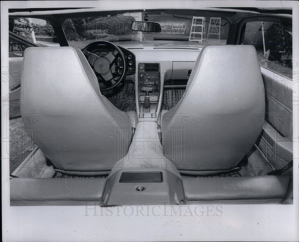 1979 Press Photo Interior Porsche 928 Model Car - Historic Images