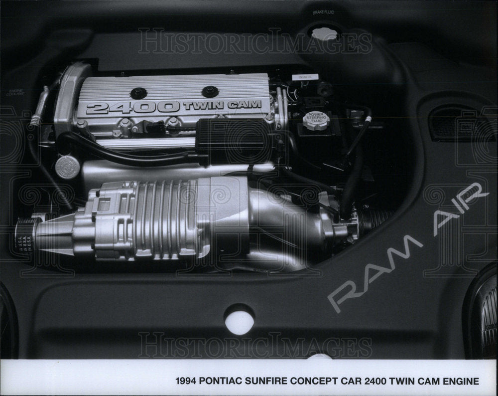 1994 Press Photo Pontiac Sunfire Concept Car - Historic Images