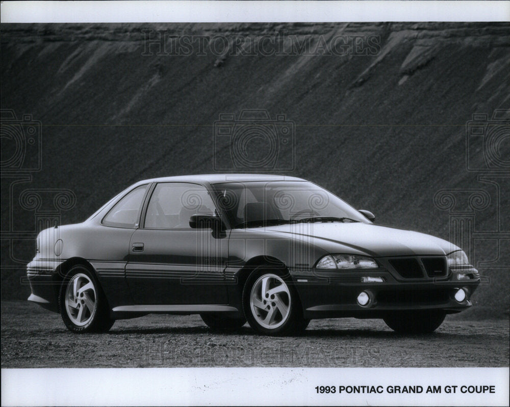 1993 Press Photo Pontiac Grand Am GT Coupe - Historic Images