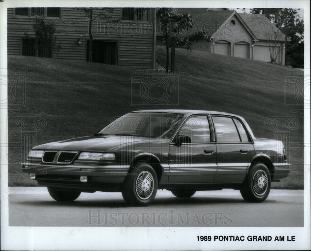 1988 Press Photo 1989 Pontiac Grand Am LE - Historic Images