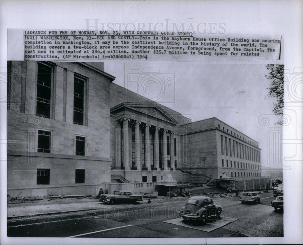 1964 Press Photo Rayburn House Office Building - Historic Images