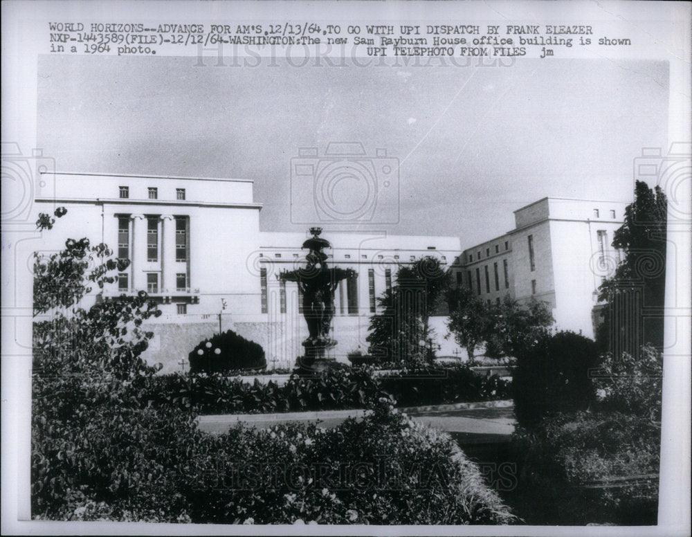 1964 Press Photo Sam Rayburn House Office Building - Historic Images