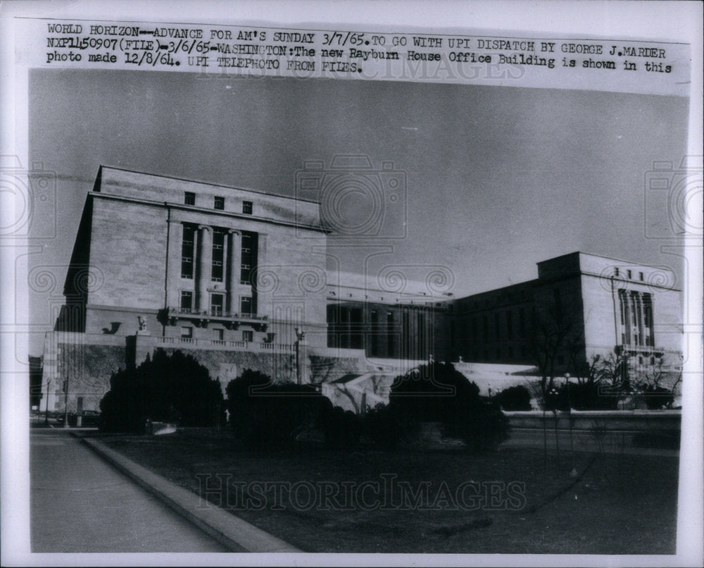 1965 Press Photo Raybourn House Office Building - Historic Images