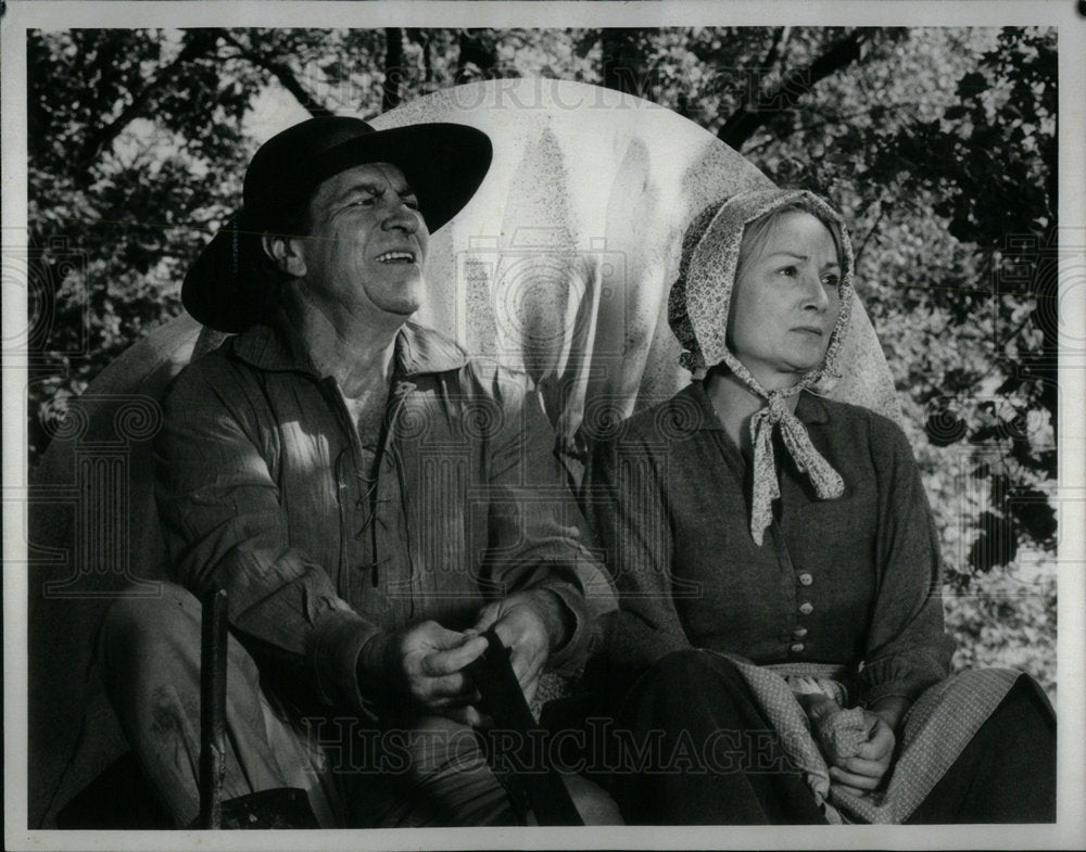 1979 Press Photo Robert Preston Harris The Chisholms - Historic Images