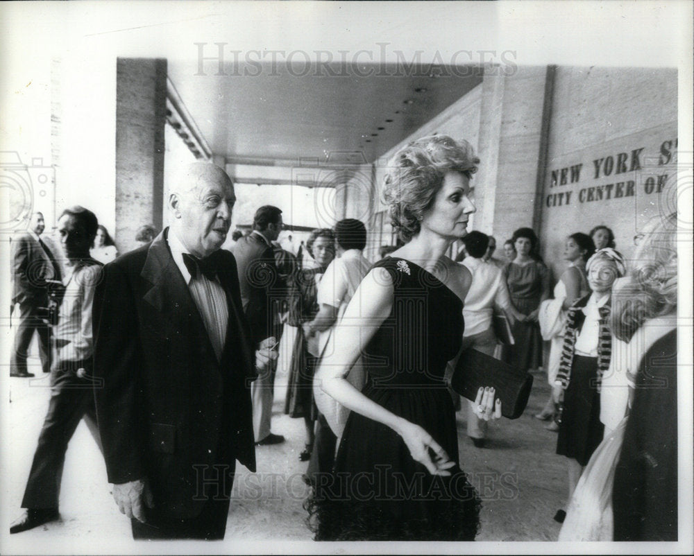 1980 Press Photo Director Otto Preminger Camelot - Historic Images