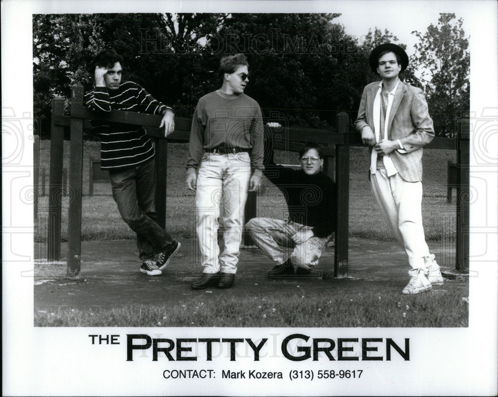 1993 Press Photo Music Group Pretty Green - Historic Images