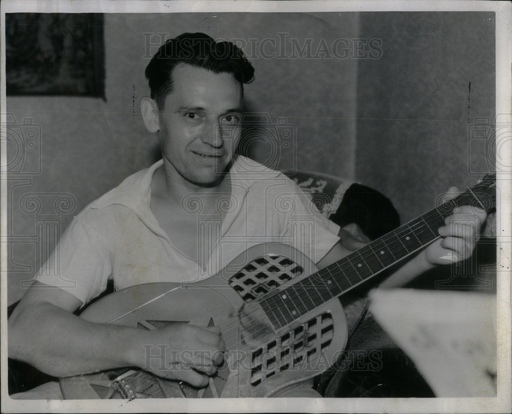 1936 Press Photo Karl Wiartala champion type aver Music - Historic Images