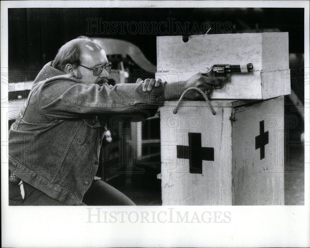 1984 Press Photo Michigan Police Training - Historic Images