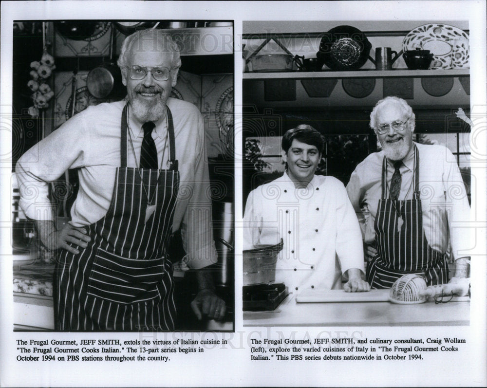 1995 Press Photo Chef Jeff Smith - Historic Images