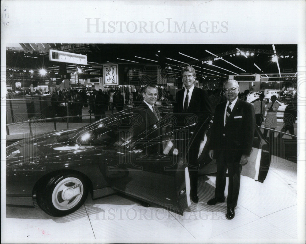 1988 Press Photo Heinz Prechter David Fischer Robert - Historic Images