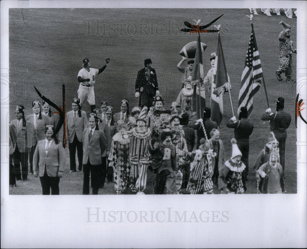 1975 Press Photo Tiger Stadium Shrine Nite celebration - Historic Images