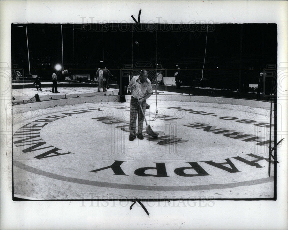 1980 Press Photo Shrine Circus United States Chicago - Historic Images