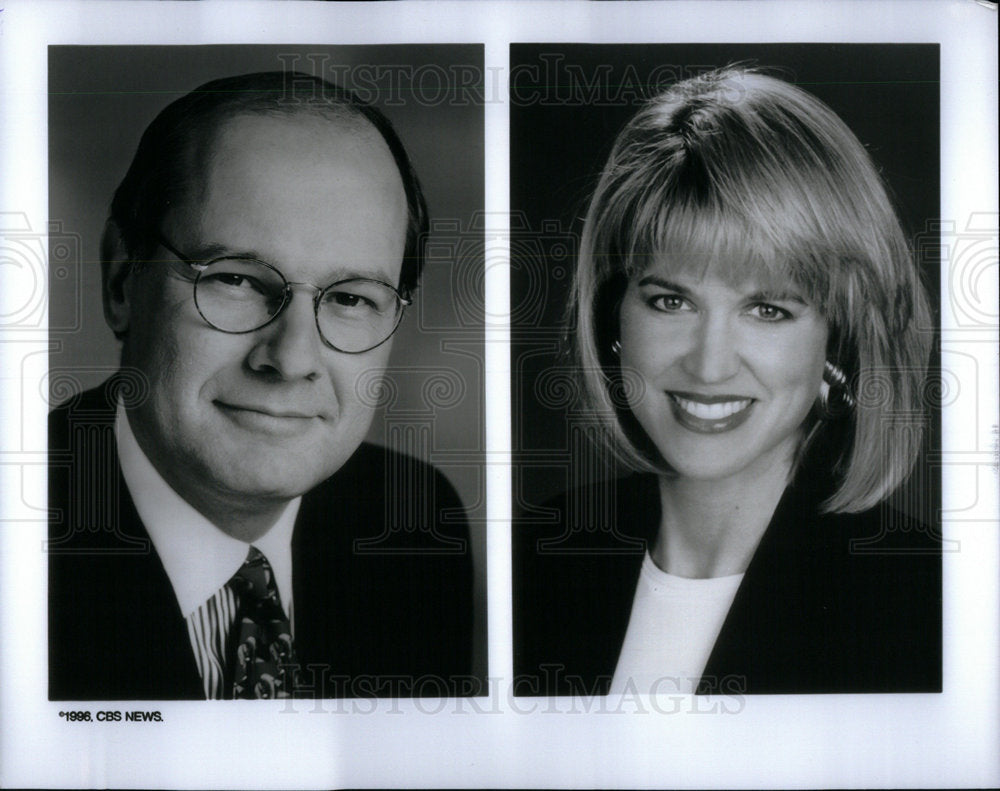 2001 Press Photo Harry Smith CBS News Correspondent US - Historic Images