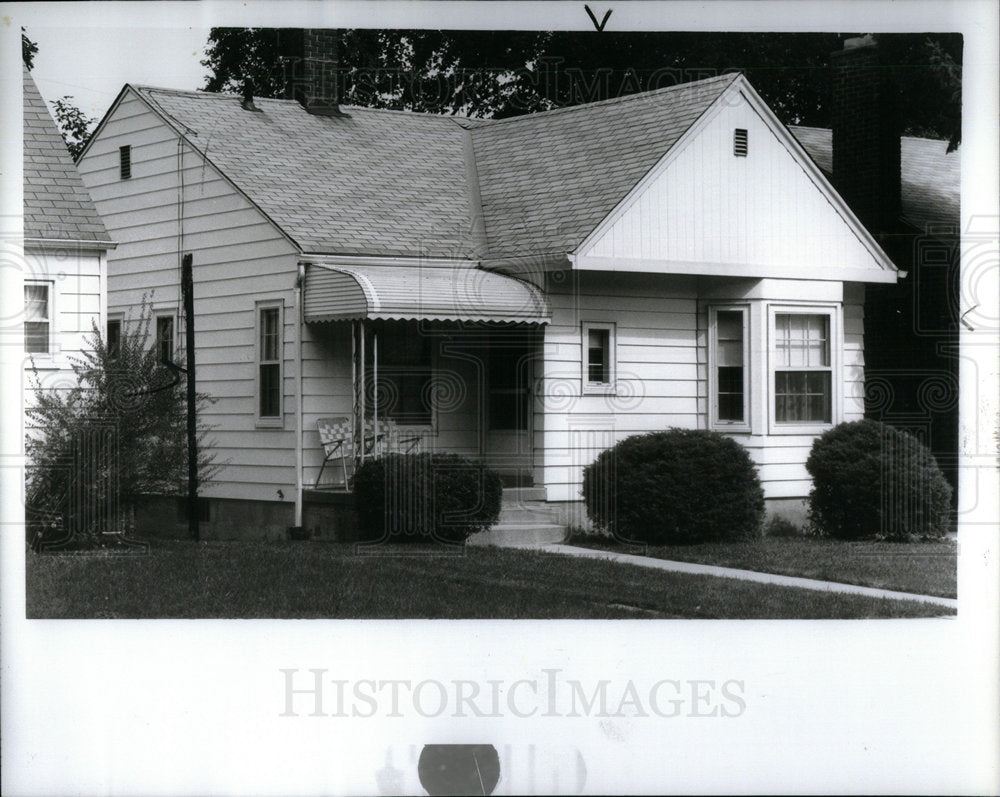 1987 Press Photo Marion Edward murderd Ferndale house - Historic Images