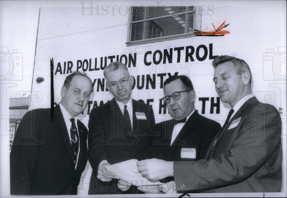 1966 Press Photo Air Pollution Control Organisation Det - Historic Images