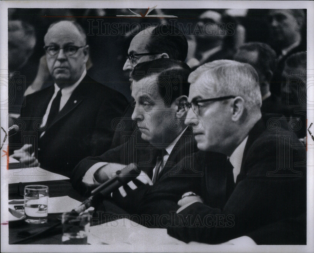 1965 Press Photo Senate Hearing Air Pollution - Historic Images