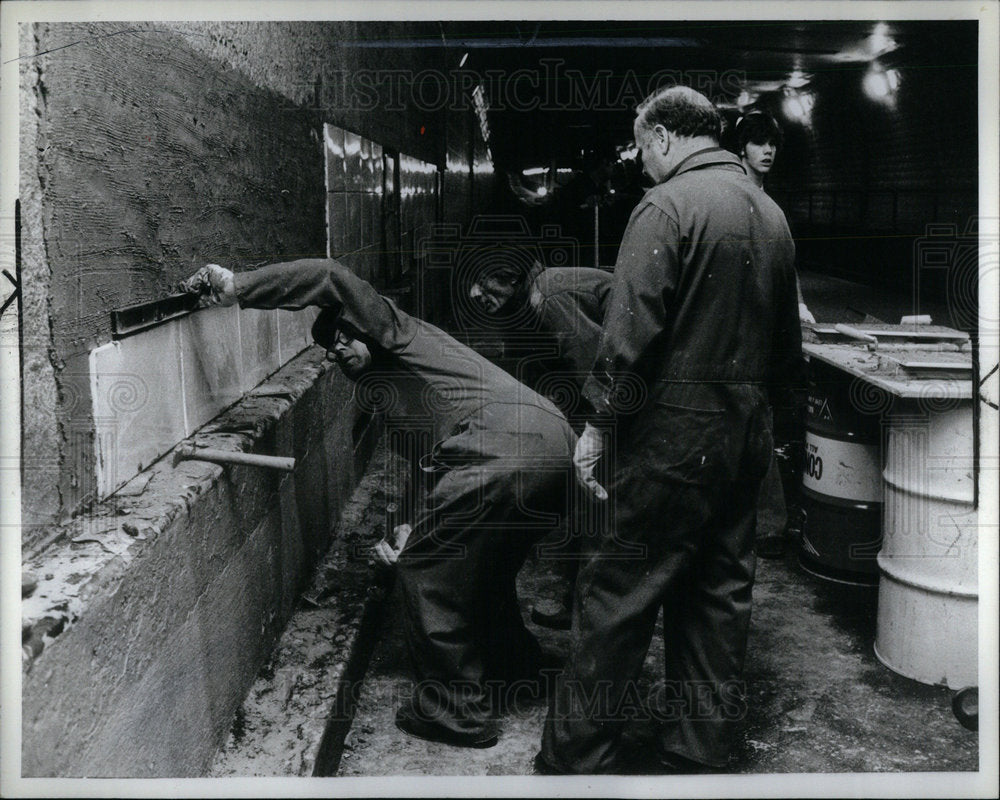 1981 Press Photo Detroit Windsor Tunnel - Historic Images