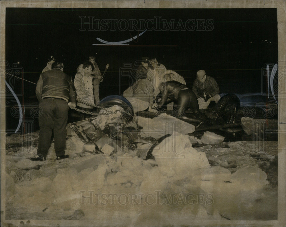 1971 Press Photo Auto Accident Mt. Clemens Michigan - Historic Images