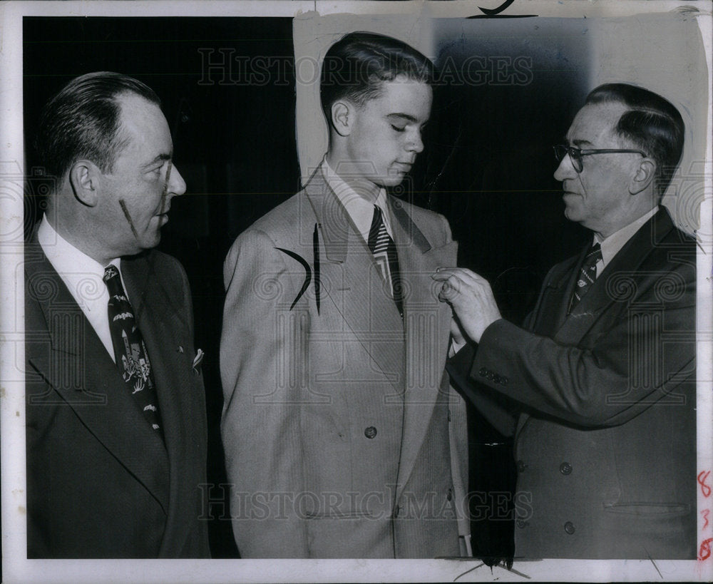 1950 Press Photo Mayor Albert E Cobo - Historic Images